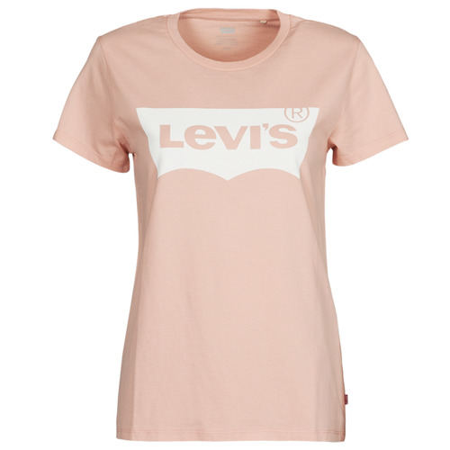 rooster Geurloos overdrijving Levi's THE PERFECT TEE Roze - Gratis levering | Spartoo.nl ! - Textiel  T-shirts korte mouwen Dames € 20,30