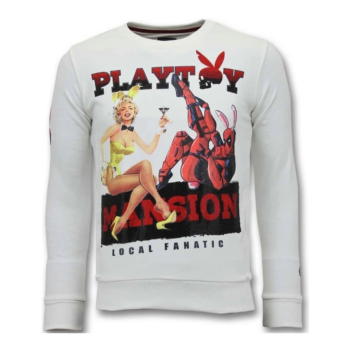 Textiel Heren Sweaters / Sweatshirts Lf The Playtoy Mansion Wit