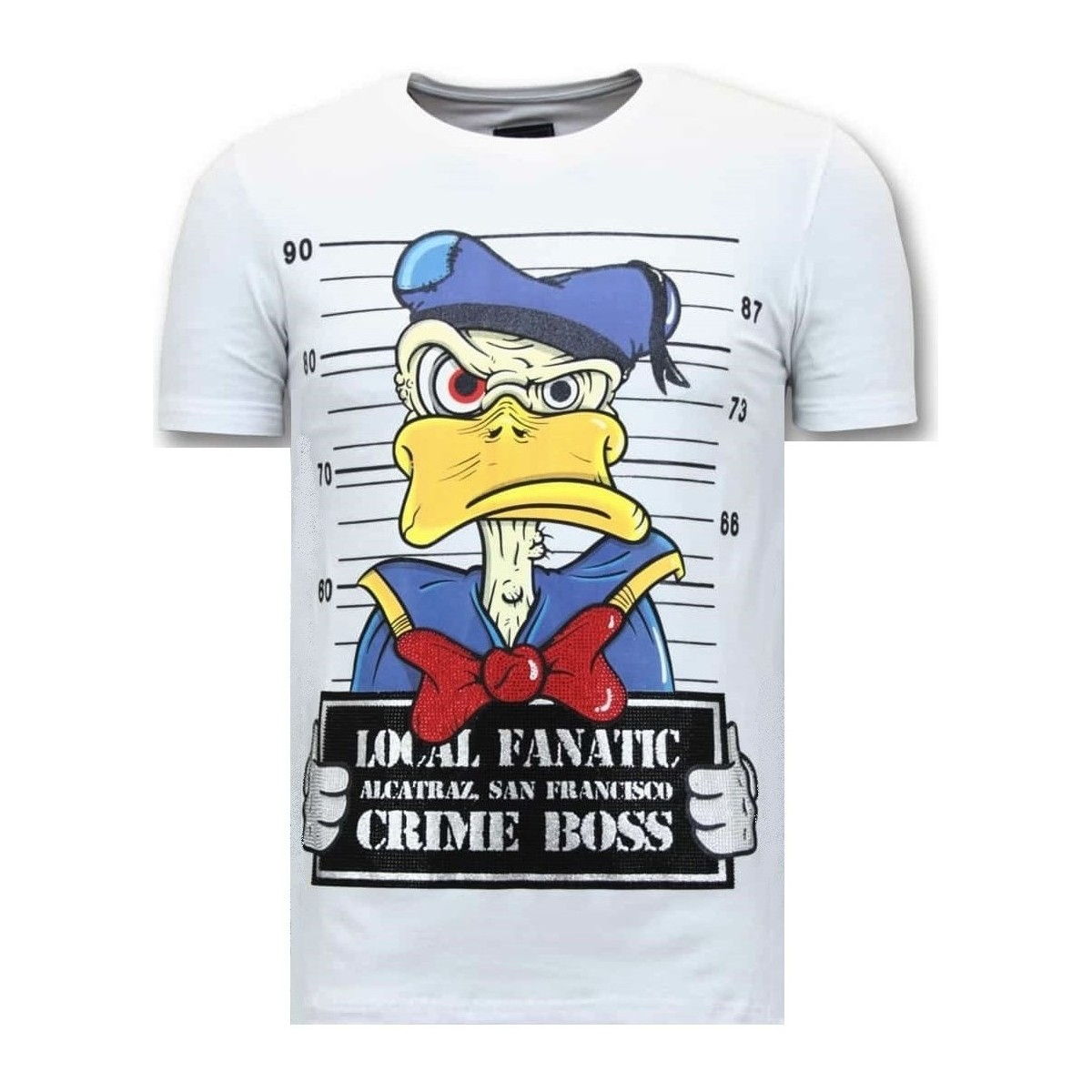 Textiel Heren T-shirts korte mouwen Lf Alcatraz Prisoner Wit