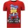 Textiel Heren T-shirts korte mouwen Lf Luxe Alcatraz Prisoner Rood