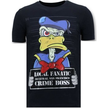 Textiel Heren T-shirts korte mouwen Lf Alcatraz Prisoner Blauw