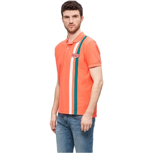 Textiel Heren T-shirts & Polo’s Tommy Hilfiger MW0MW07450 Oranje