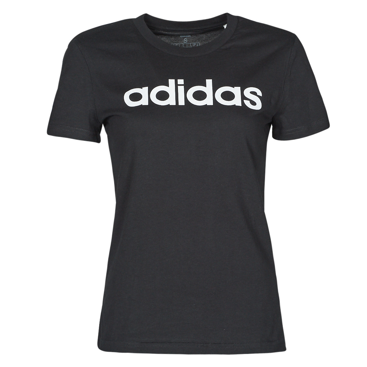 adidas Ess. Slim Logo Shirt Dames - Zwart - maat XL