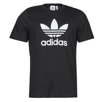 Textiel Heren T-shirts korte mouwen adidas Originals TREFOIL T-SHIRT Zwart