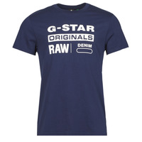 Textiel Heren T-shirts korte mouwen G-Star Raw GRAPHIC 8 R T SS Blauw