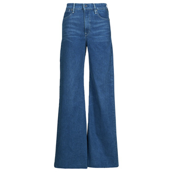 Textiel Dames Bootcut jeans G-Star Raw DECK ULTRA HIGH WIDE LEG Blauw