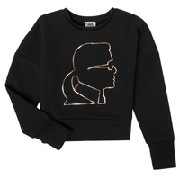 Textiel Meisjes Sweaters / Sweatshirts Karl Lagerfeld CORNALINE Zwart