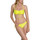 Textiel Dames Bikinibroekjes- en tops Lisca Bandeau zwempak topje zonder beugel Ibiza Geel