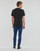 Textiel Heren T-shirts korte mouwen Calvin Klein Jeans SS CREW NECK Zwart