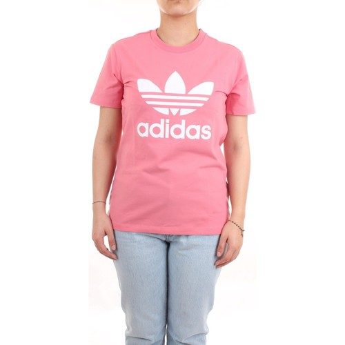 Textiel Dames T-shirts korte mouwen adidas Originals GN2907 Roze