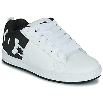 Schoenen Heren Lage sneakers DC Shoes COURT GRAFFIK Wit / Zwart