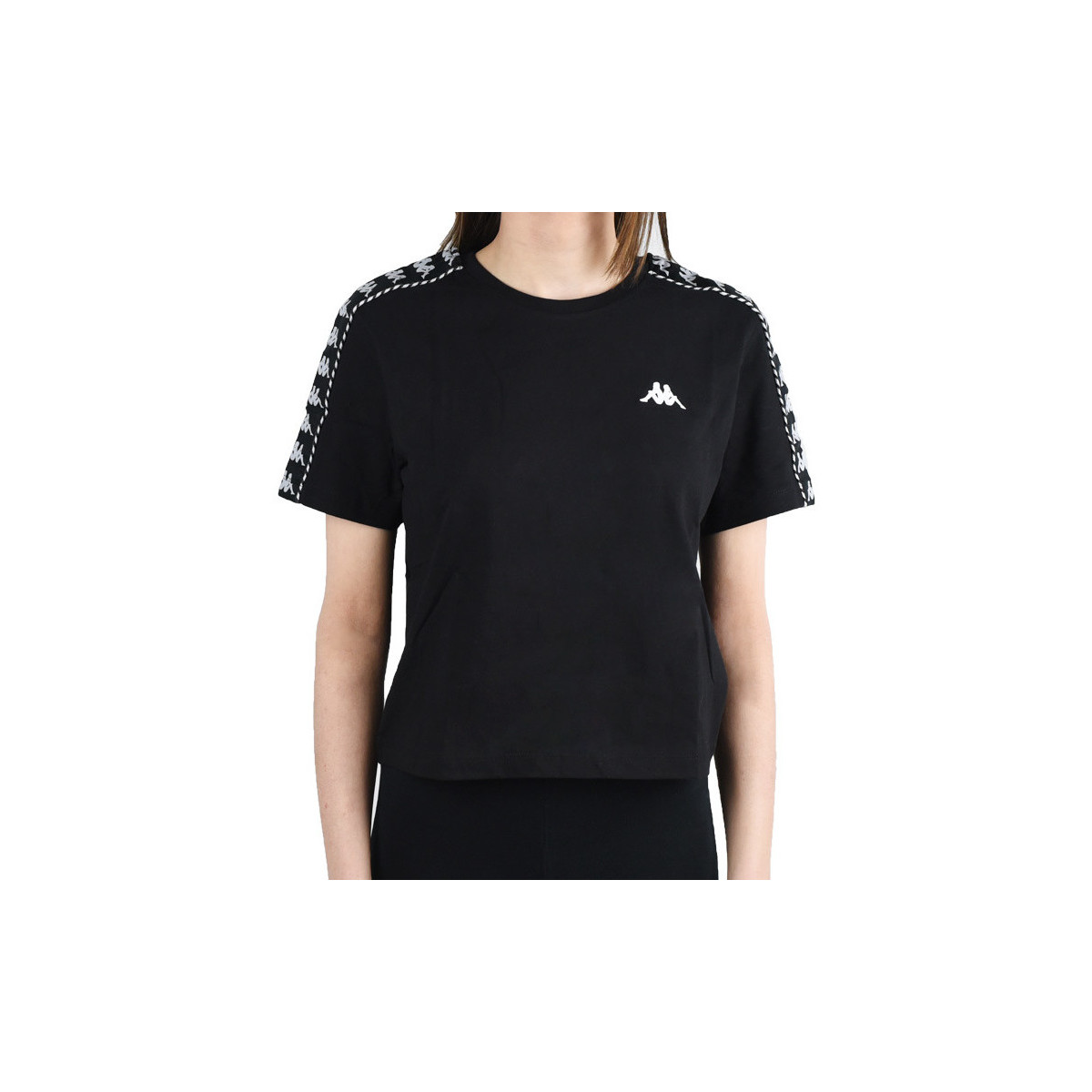 Textiel Dames T-shirts korte mouwen Kappa Inula T-Shirt Zwart