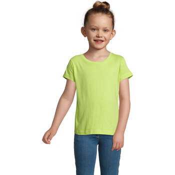 Textiel Kinderen T-shirts korte mouwen Sols CHERRY Verde Manzana Groen