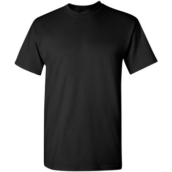 Textiel Heren T-shirts korte mouwen Gildan 5000 Zwart