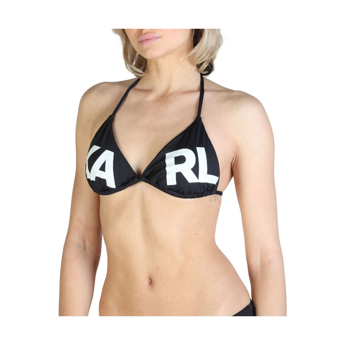 Textiel Dames Bikinibroekjes- en tops Karl Lagerfeld - kl21wtp05 Zwart