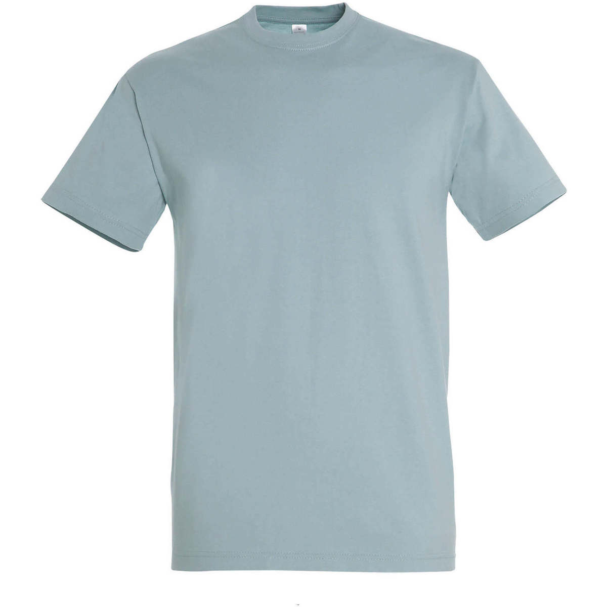 Textiel Dames T-shirts korte mouwen Sols IMPERIAL camiseta color azul glaciar Blauw