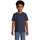 Textiel Kinderen T-shirts korte mouwen Sols Camista infantil color French Marino Blauw