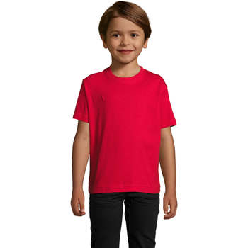 Textiel Kinderen T-shirts korte mouwen Sols Camista infantil color Rojo Rood
