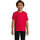 Textiel Kinderen T-shirts korte mouwen Sols Camista infantil color Rojo Rood