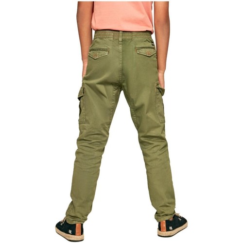 Textiel Jongens Broeken / Pantalons Pepe jeans  Groen