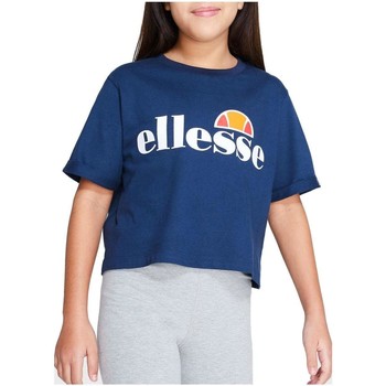 Textiel Meisjes T-shirts korte mouwen Ellesse  Blauw