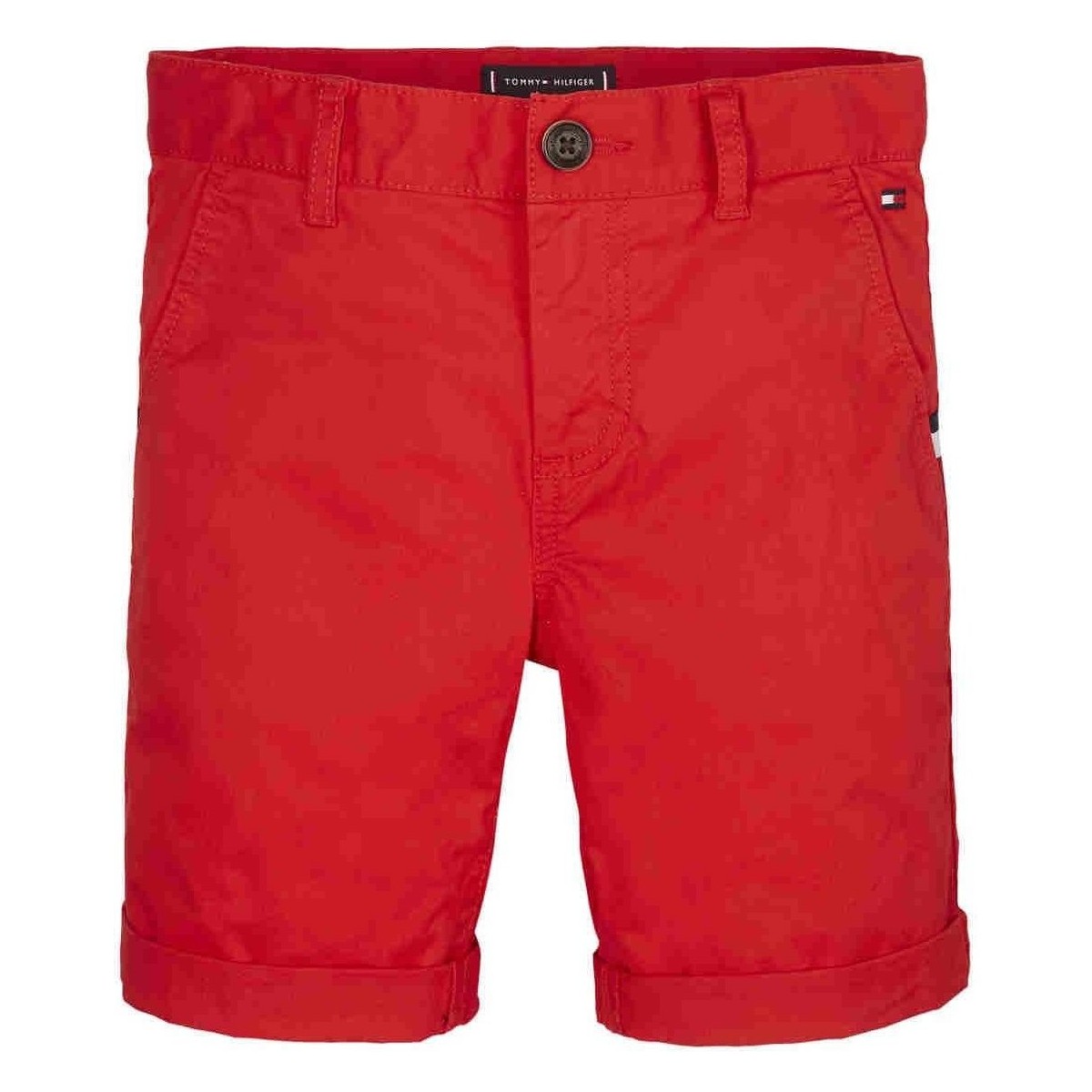 Textiel Jongens Korte broeken / Bermuda's Tommy Hilfiger  Rood