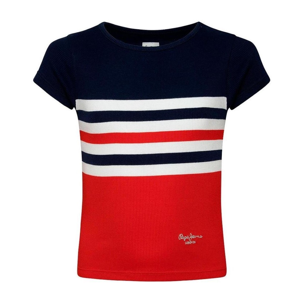Textiel Meisjes T-shirts korte mouwen Pepe jeans  Multicolour