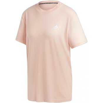 Textiel Dames T-shirts & Polo’s adidas Originals GH3800 W MH 3S SS TEE Roze
