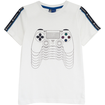 Textiel Meisjes T-shirts met lange mouwen Playstation  Wit