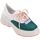 Schoenen Dames Sneakers Melissa Ugly Sneaker - Beige White Green Multicolour