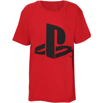 Textiel Meisjes T-shirts met lange mouwen Playstation  Rood