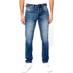 Textiel Heren Skinny jeans True Rise Regular Fit Broeken A Blauw
