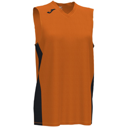 Textiel Meisjes T-shirts & Polo’s Joma Maillot sans manches femme  Cancha III Oranje