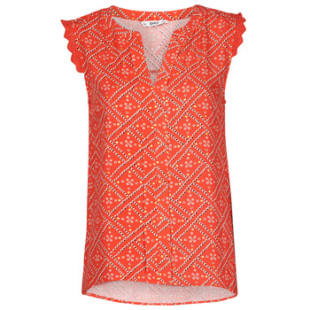Textiel Dames Tops / Blousjes Only ONLVIOLETTE Oranje