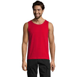 Textiel Heren Mouwloze tops Sols Justin camiseta sin mangas Rood