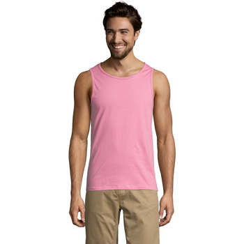 Textiel Heren Mouwloze tops Sols Justin camiseta sin mangas Roze