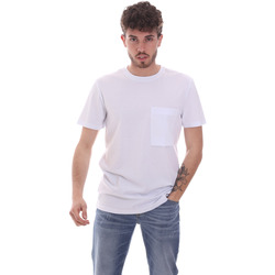 Textiel Heren T-shirts korte mouwen Antony Morato MMKS02023 FA100229 Wit