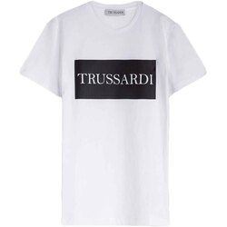 Textiel Heren T-shirts korte mouwen Trussardi 52T00500-1T003605 Wit