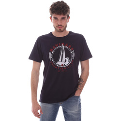 Textiel Heren T-shirts korte mouwen Navigare NV31113 Blauw