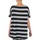 Textiel Dames T-shirts korte mouwen Vero Moda CHELLA 2/4 LONG TOP KM Grijs / Zwart