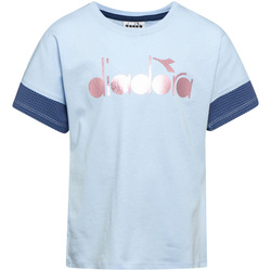 Textiel Kinderen T-shirts korte mouwen Diadora 102175914 Blauw