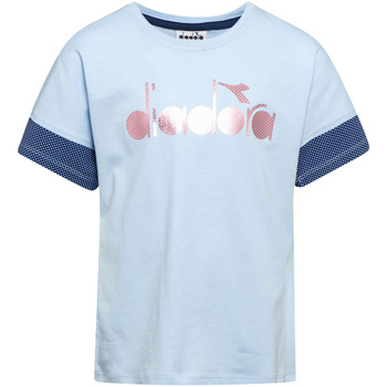 Textiel Kinderen T-shirts korte mouwen Diadora 102175914 Blauw