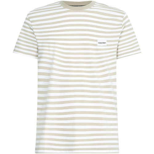 Textiel Heren T-shirts & Polo’s Calvin Klein Jeans K10K107288 Beige