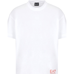 Textiel Heren T-shirts korte mouwen Ea7 Emporio Armani 3KPT58 PJ02Z Wit