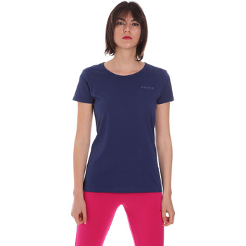 Textiel Dames T-shirts korte mouwen Diadora 102175886 Blauw