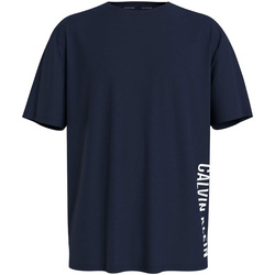 Textiel Heren T-shirts korte mouwen Calvin Klein Jeans KM0KM00604 Blauw