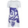 Textiel Dames Korte jurken Desigual WASHINTONG Wit / Blauw