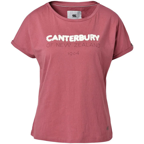 Textiel Dames T-shirts & Polo’s Canterbury  Roze