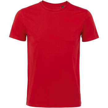 Textiel Heren T-shirts korte mouwen Sols Martin camiseta de hombre Rood
