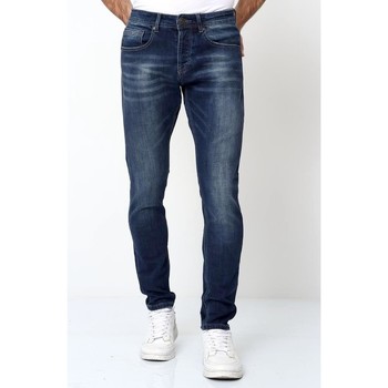 Textiel Heren Skinny jeans True Rise Super Stretch Jeans D Blauw